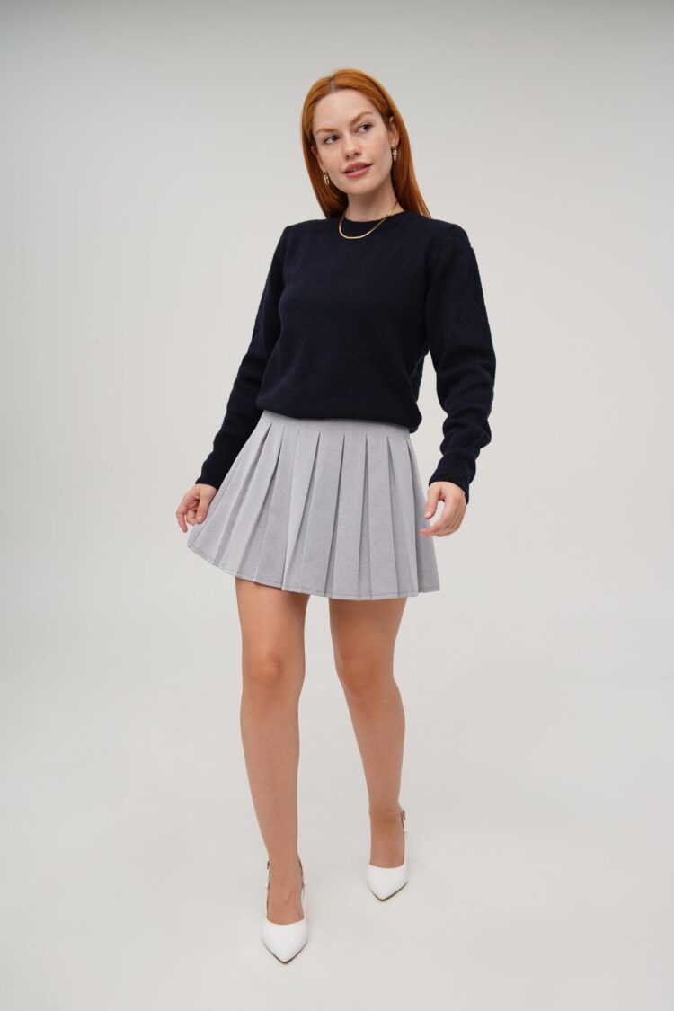 Crew Neck Basic WholesaleKnitted Sweater