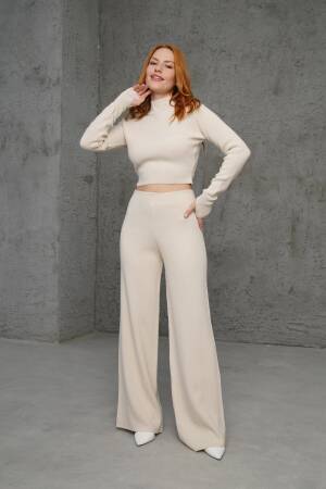 Crop Trousers Straight Cut WholesaleSuit - Brand: Lustrin - Women & Kids, Baby Clothes Wholesale - Globality Store