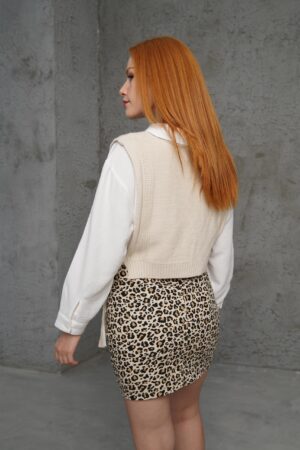WholesaleKnitted Sweater With Lace Detail - Brand: Lustrin - Women & Kids, Baby Clothes Wholesale - Globality Store