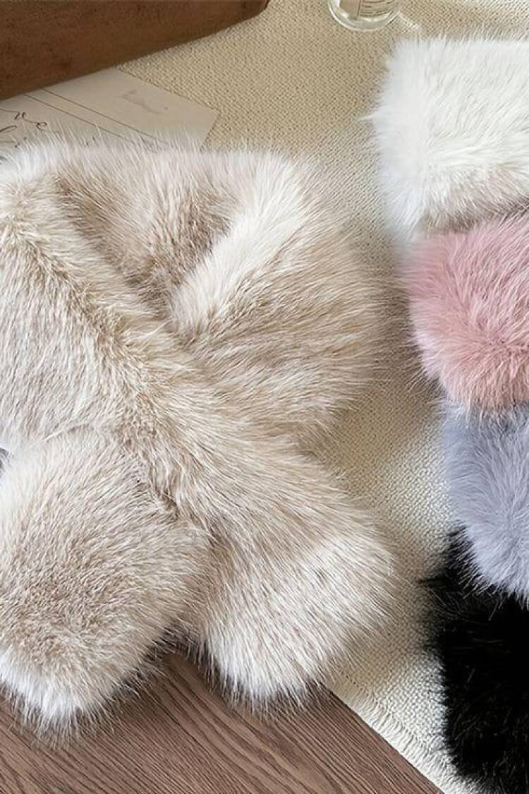 Mango Fabric Internal Fur Scarf - Brand: Axesoire - Women & Kids, Baby Clothes Wholesale - Globality Store
