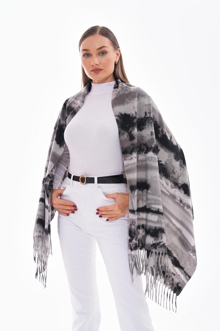 Batik Tassel Shawl
