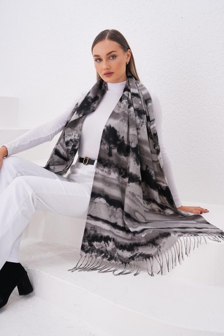 Batik Tassel Shawl
