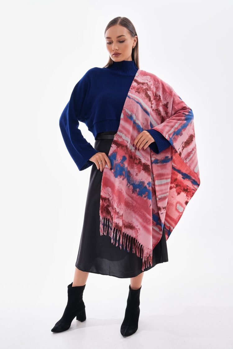 Batik Tassel Shawl