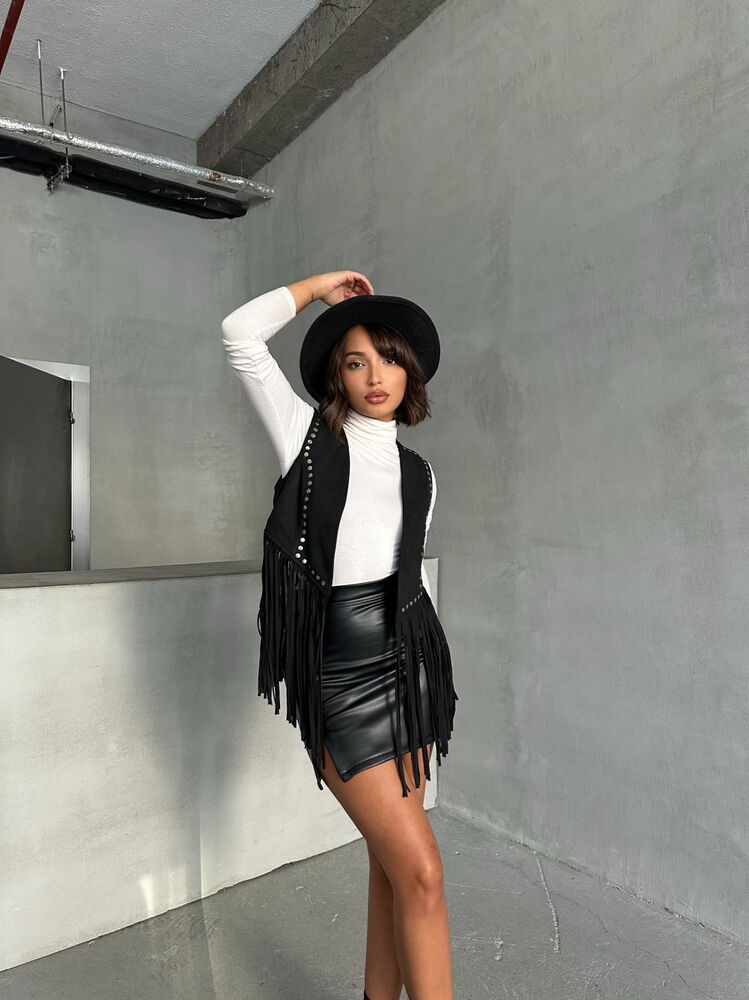 Tassel Drop Vest