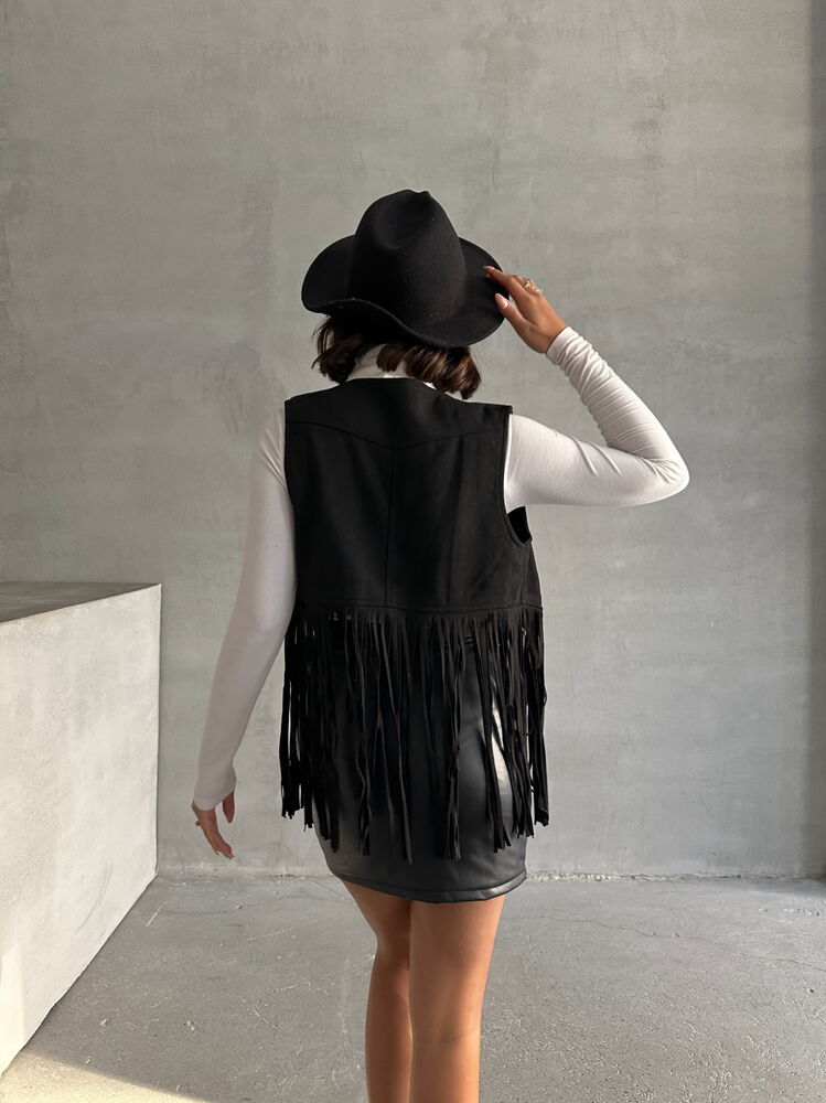 Tassel Drop Vest