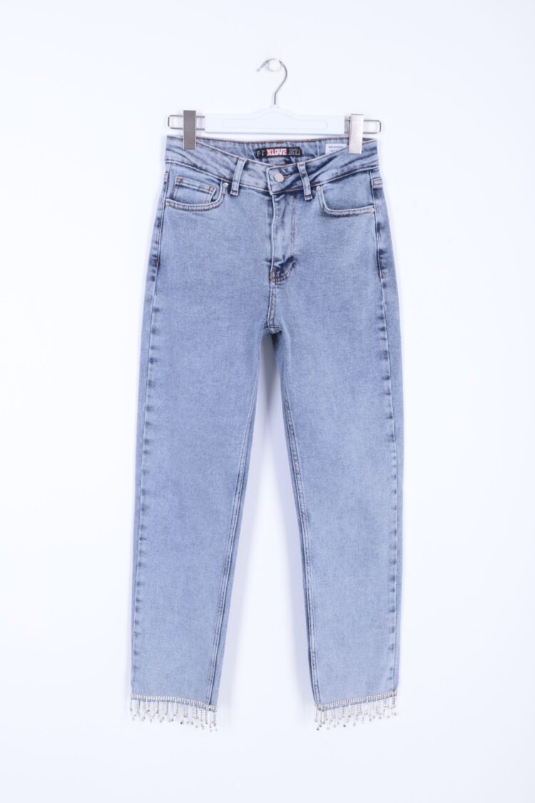 Seamless Mom Jeans With Hem