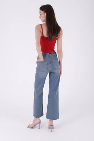 Palazzo Jeans With Decorative Pocket Detail - Brand: XLove - Women & Kids, Baby Clothes Wholesale - Globality Store