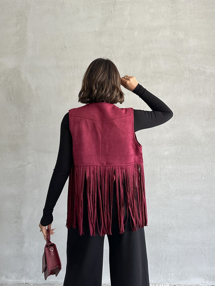 Tassel Drop Vest