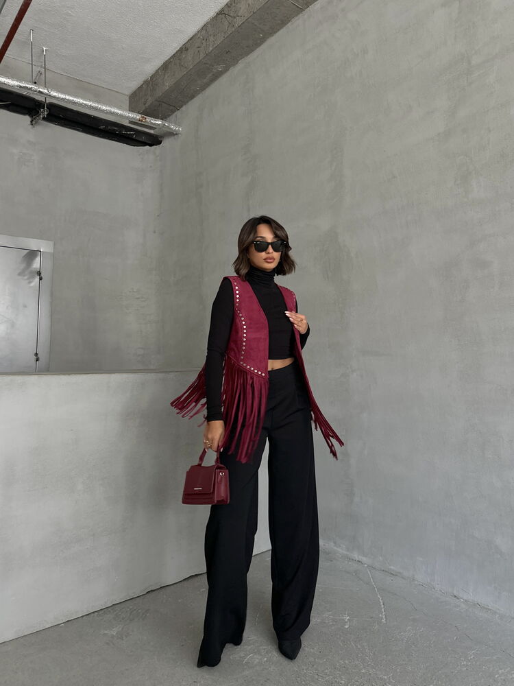 Tassel Drop Vest