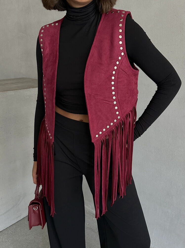 Tassel Drop Vest