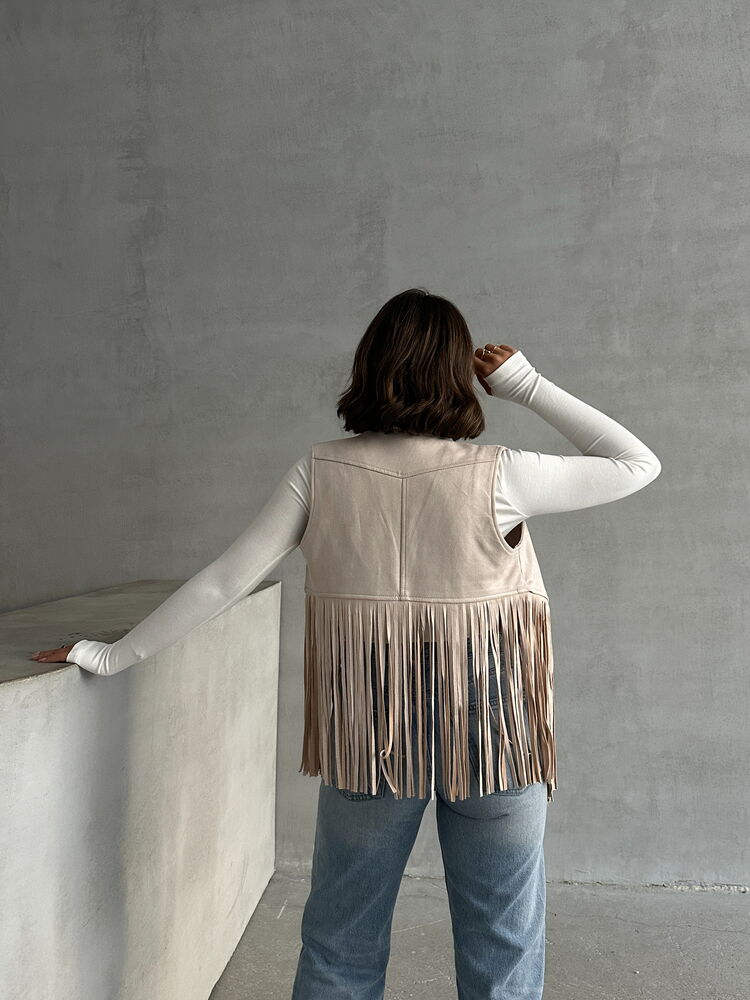 Tassel Drop Vest