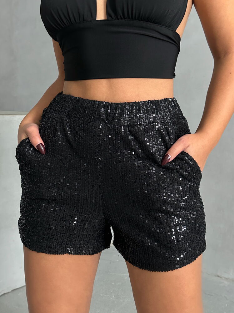 Sequined Wholesale Evening Shorts