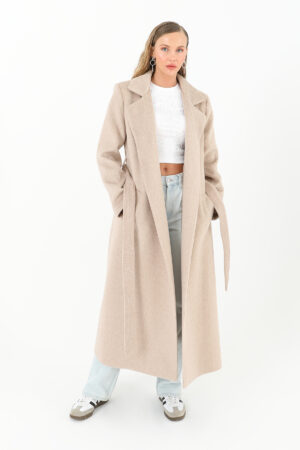 Women's Double Breasted Belted Coat - Brand: Puane - Women & Kids, Baby Clothes Wholesale - Globality Store