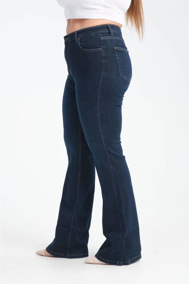 High Waisted Bell-bottom DarkJeans