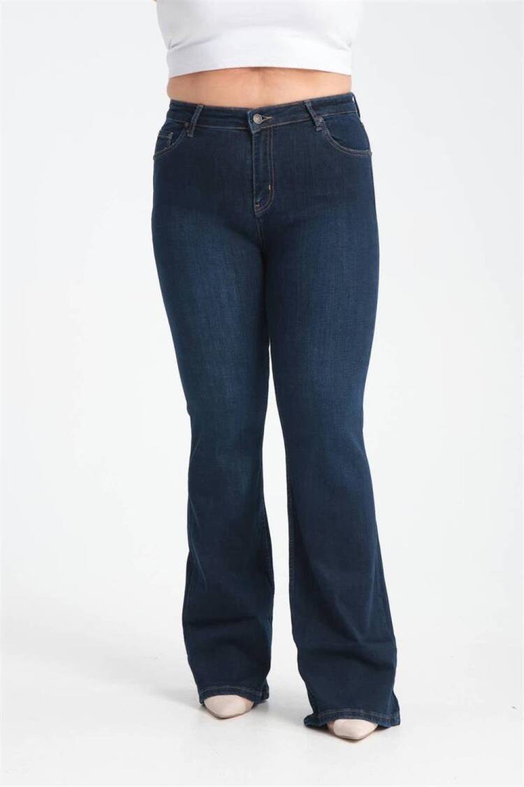 High Waisted Bell-bottom DarkJeans - Brand: LACARINO - Women & Kids, Baby Clothes Wholesale - Globality Store
