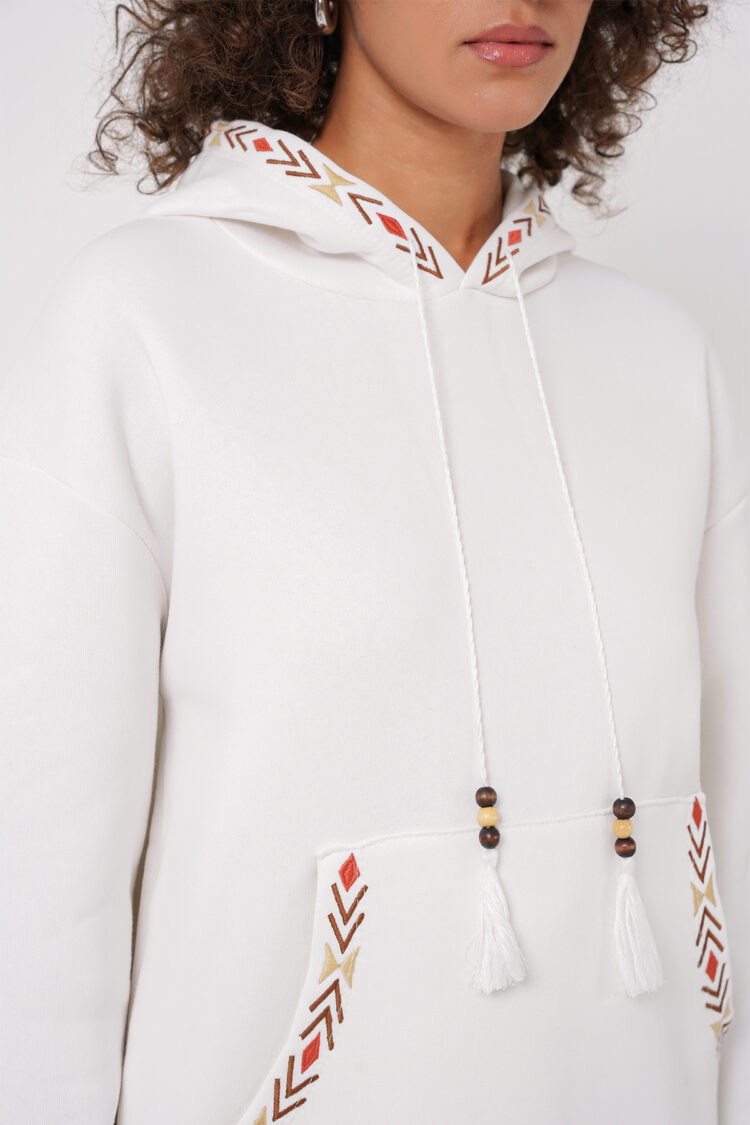 Embroidered Oversize Sweatshirt