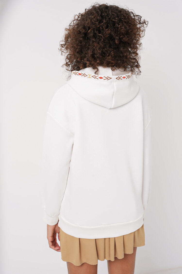 Embroidered Oversize Sweatshirt