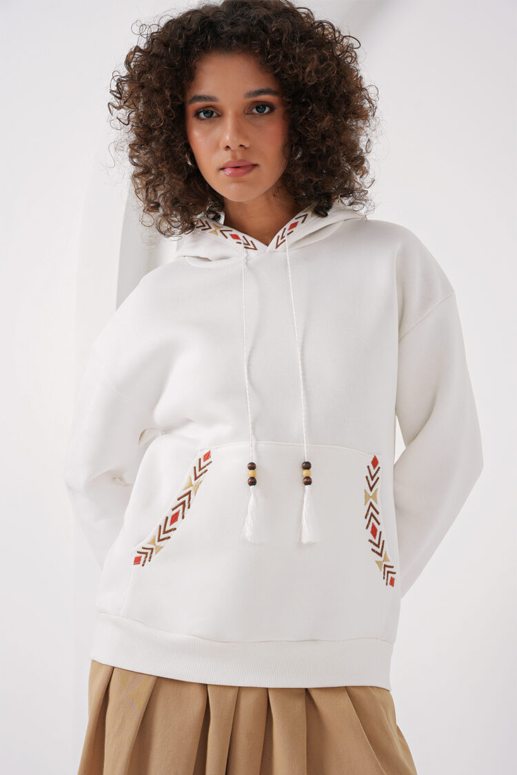 Embroidered Oversize Sweatshirt - Brand: Bigdart - Women & Kids, Baby Clothes Wholesale - Globality Store