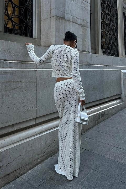 Knitwear Double Skirted Suit