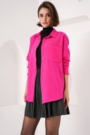 Single Pocket Oversize Shirt - Brand: Bigdart - Women & Kids, Baby Clothes Wholesale - Globality Store