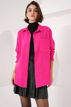 Single Pocket Oversize Shirt - Brand: Bigdart - Women & Kids, Baby Clothes Wholesale - Globality Store