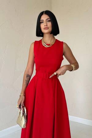Halter Neck Flared Dress - Brand: Elisa - Women & Kids, Baby Clothes Wholesale - Globality Store