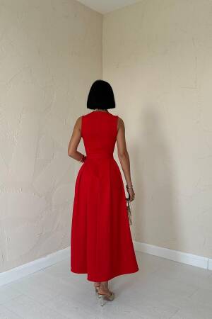 Halter Neck Flared Dress - Brand: Elisa - Women & Kids, Baby Clothes Wholesale - Globality Store