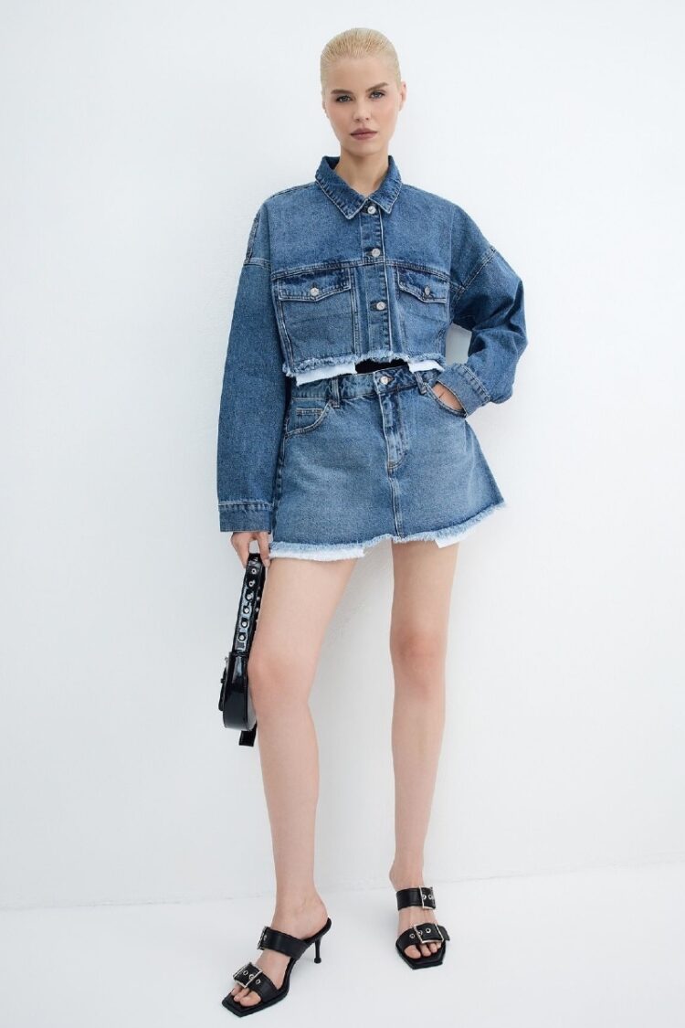 Mini Denim Skirt