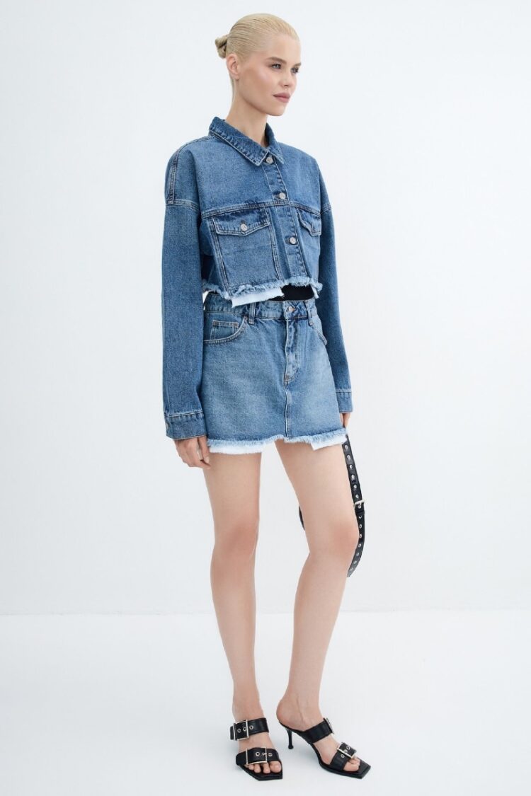 Mini Denim Skirt