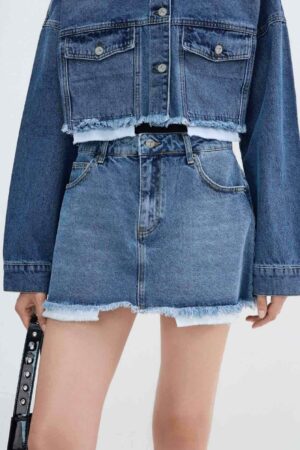 Mini Denim Skirt - Brand: XLove - Women & Kids, Baby Clothes Wholesale - Globality Store