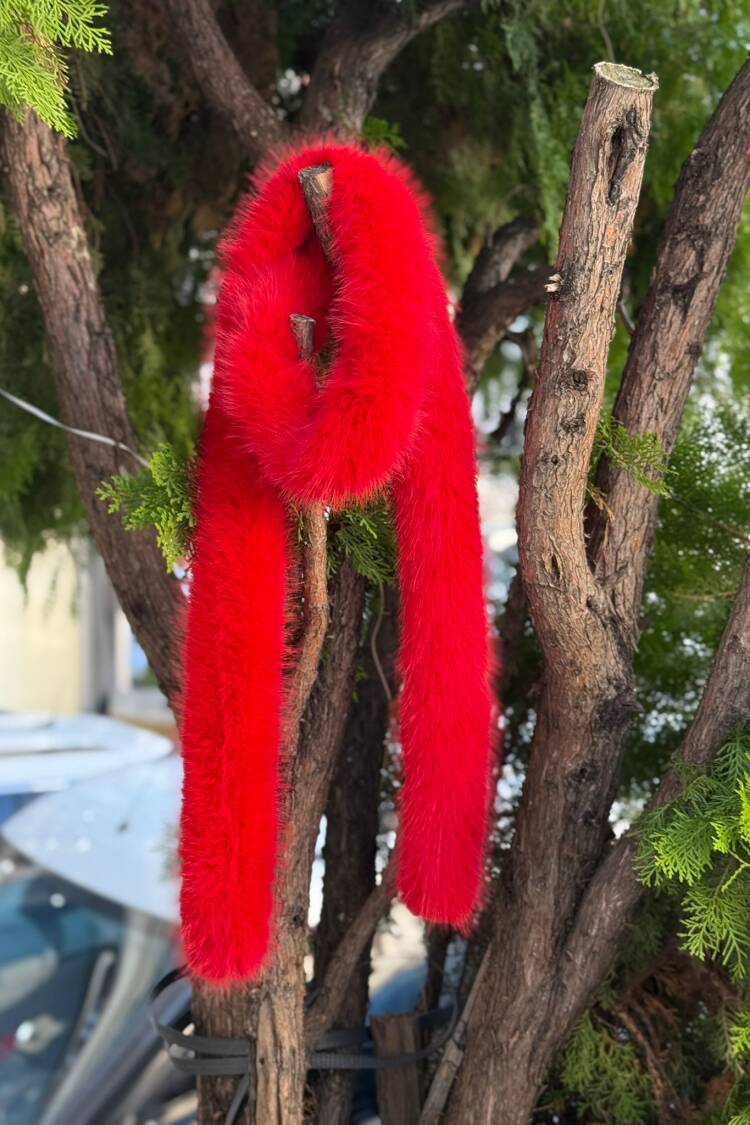 Mango Fabric Long Fur Lanyard - Brand: Axesoire - Women & Kids, Baby Clothes Wholesale - Globality Store