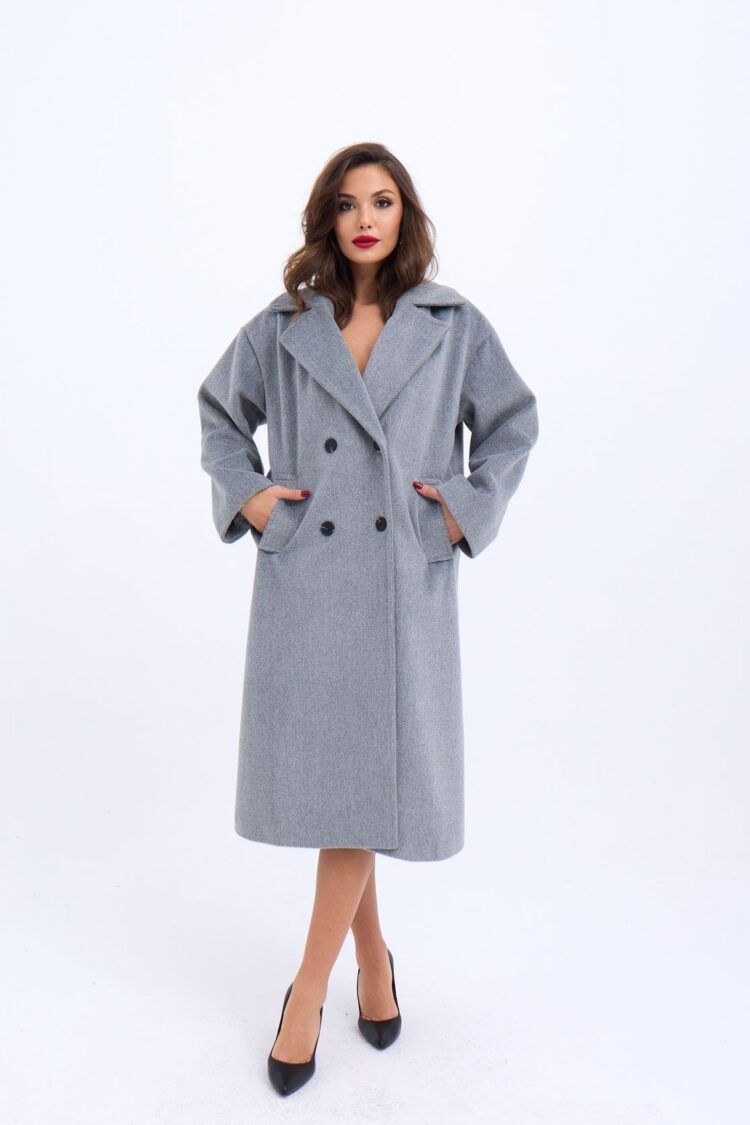 Coat - Gray - Brand: Fame - Women & Kids, Baby Clothes Wholesale - Globality Store