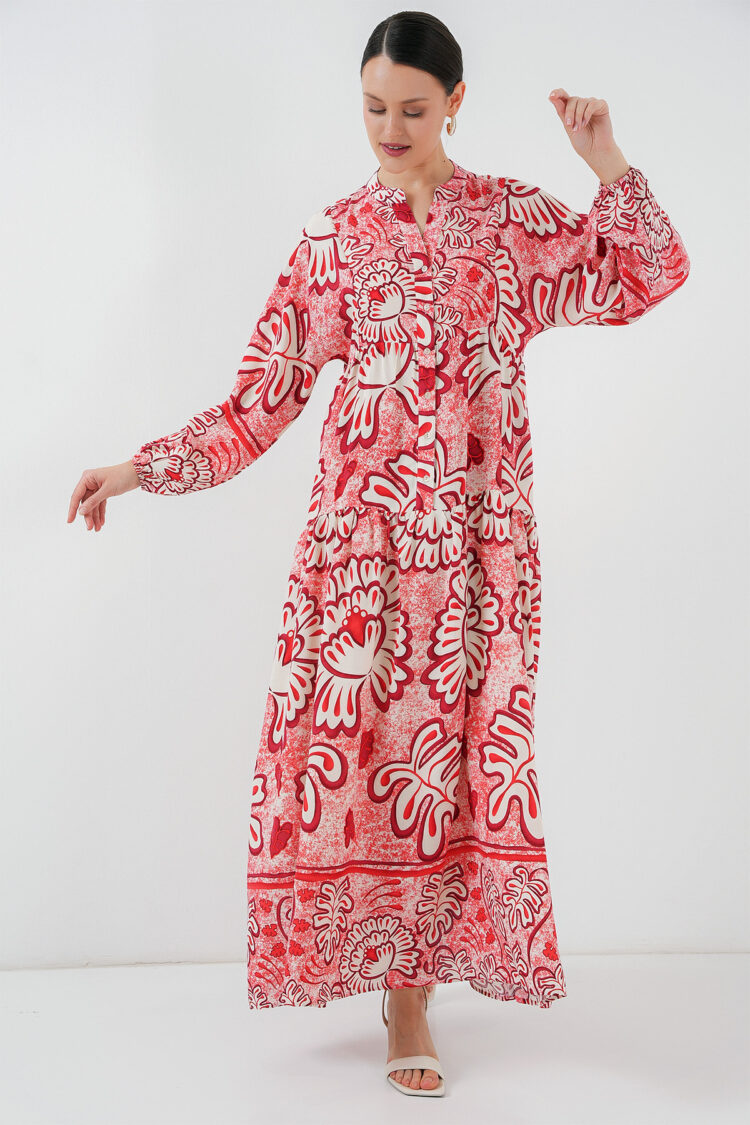 Authentic Patterned Burkini Dress - N.