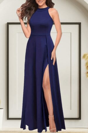 NavyFit And Flare Dress With High Neck - Brand: Janes - Women & Kids, Baby Clothes Wholesale - Globality Store