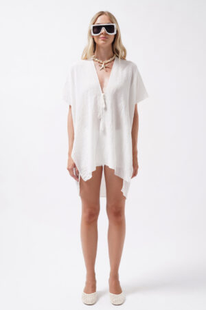 Boho Casual Oversized Tie Tunic - Brand: Black Fashion - Women & Kids, Baby Clothes Wholesale - Globality Store