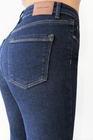 Blue High Waist Mom Jeans With Straight Leg - Brand: LACARINO - Women & Kids, Baby Clothes Wholesale - Globality Store