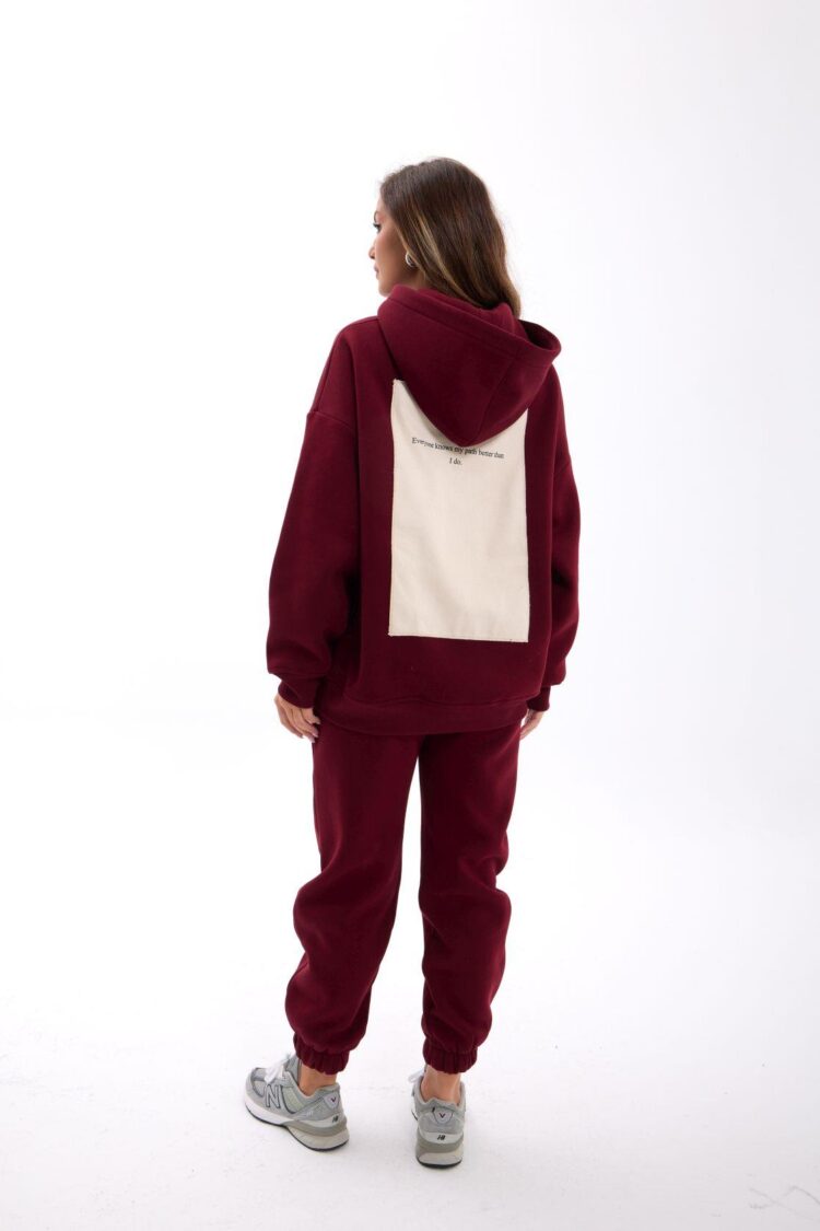 Tracksuit Oversized Jogger With Hooded Neck