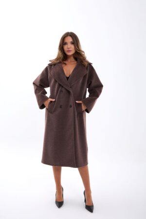 Elegant Double-Breasted Coat - Brand: Fame - Women & Kids, Baby Clothes Wholesale - Globality Store