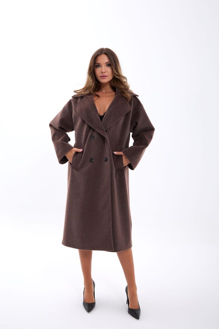 Elegant Double-Breasted Coat - Brand: Fame - Women & Kids, Baby Clothes Wholesale - Globality Store