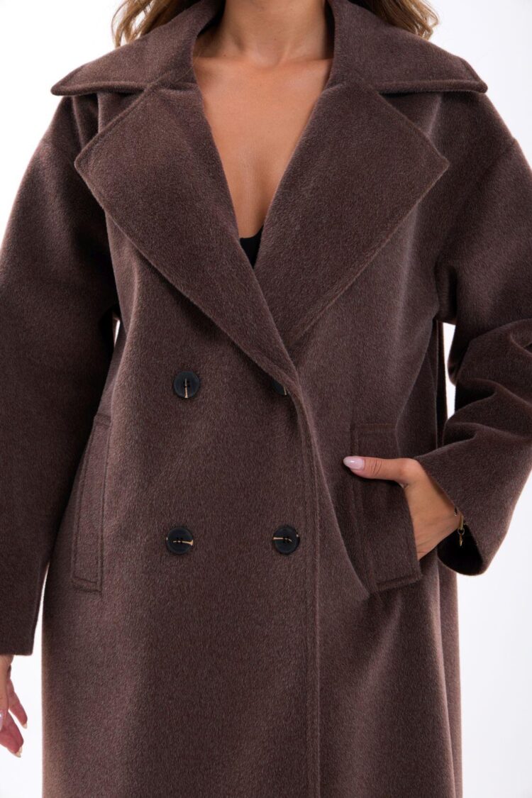 Elegant Double-Breasted Coat