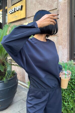 Black Casual Sport Streetwear Set - Brand: Sobe Istanbul - Women & Kids, Baby Clothes Wholesale - Globality Store