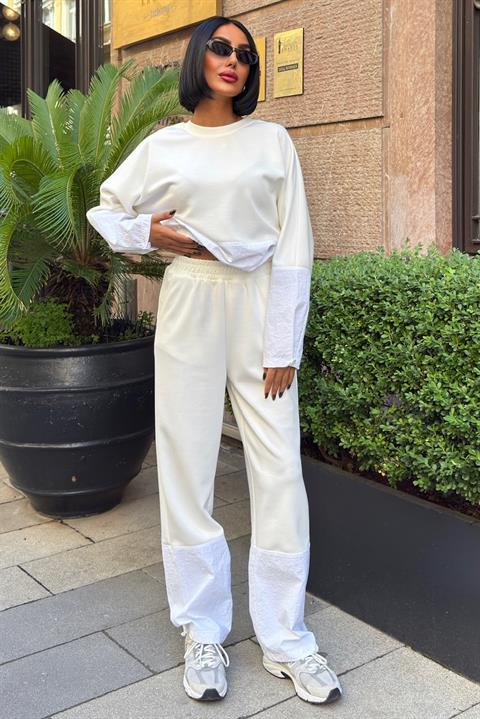 White Casual Sport Set