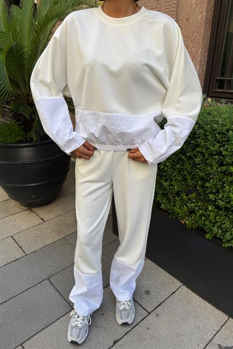 White Casual Sport Set