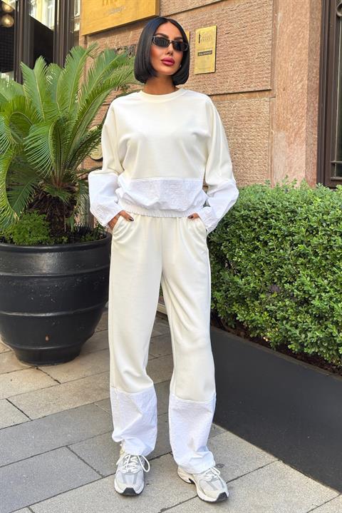 White Casual Sport Set