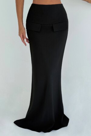 ElegantMermaid Maxi Skirt With Flap Pocket - Brand: EYYO ATELIER - Women & Kids, Baby Clothes Wholesale - Globality Store