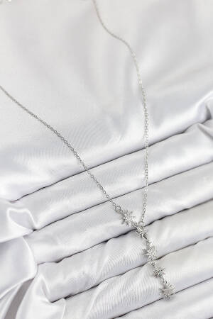 316l Steel Star Model Silver Color Women Necklace - Brand: Ebijuteri - Women & Kids, Baby Clothes Wholesale - Globality Store