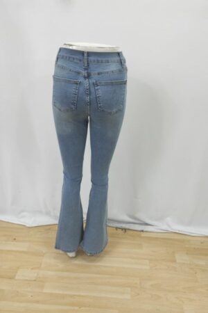 Blue Casual Retro Streetwear Vintage Bootcut Pants - Brand: Janes - Women & Kids, Baby Clothes Wholesale - Globality Store