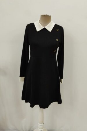 Black Elegant Fit And Flare Mini Dress - Brand: Janes - Women & Kids, Baby Clothes Wholesale - Globality Store