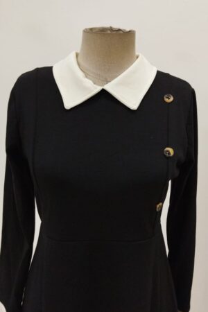 Black Elegant Fit And Flare Mini Dress - Brand: Janes - Women & Kids, Baby Clothes Wholesale - Globality Store