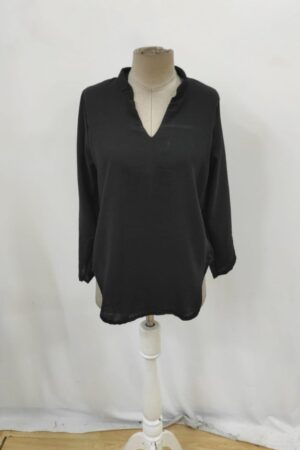 Elegant Blouse With V-Neck & 3/4 Sleeves - Brand: Janes - Women & Kids, Baby Clothes Wholesale - Globality Store